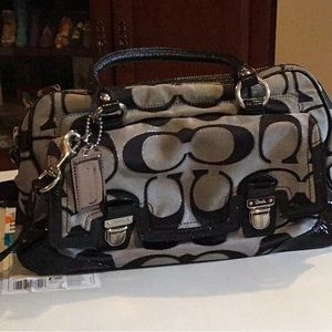 Coach Canvas Satchel Bag